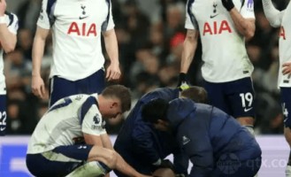 热刺新星奥多贝尔左膝重伤 确诊韧带撕裂将缺席本赛季。