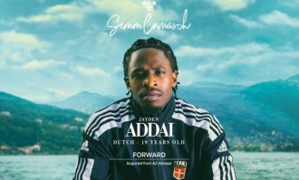 官方：科莫签19岁荷兰边锋雅代，签约5年据悉支付1400万欧