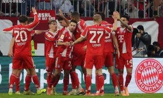 德甲进球榜：拜仁44球领跑！药厂、法兰克福并列第2！